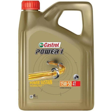 Olio motore - CASTROL - Power1 4T 15W-50 - 4L