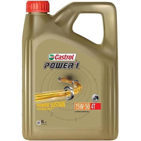 Olio motore - CASTROL - Power1 4T 15W-50 - 4L