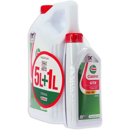 Olio motore - CASTROL GTX - 5W-30 C4 - 5L+1L - 057036