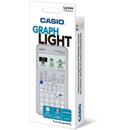 Calcolatrice grafica - CASIO - Scuola superiore - Graph Light - Bianca