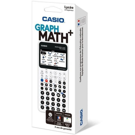 Calcolatrice grafica Casio - Scuola superiore - Matematica+ - Bianca
