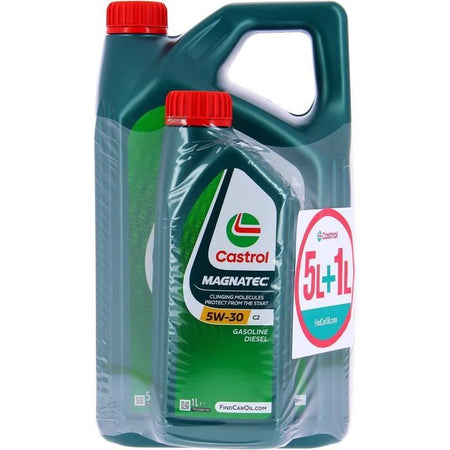 Olio motore - CASTROL MAGNATEC - 5W-30 C2 - 5L+1L - 057166