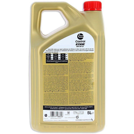Olio motore - CASTROL - EDGE 5W-30 C3 - 5L