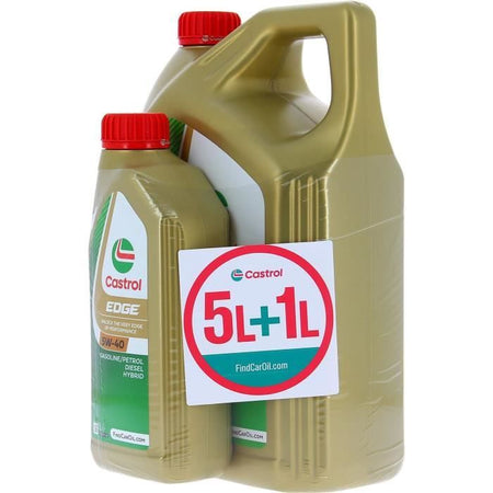 Olio motore - CASTROL EDGE - 5W-40 - 5L+1L - 057326