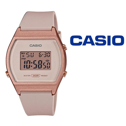 Orologio CASIO Da Donna Collezione Pink - Impermeabile 3 ATM - Cronometro - Conto Alla Rovescia - Sveglia