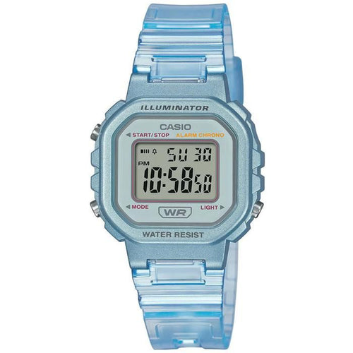 Orologio Casio Vintage Donna Blu e Trasparente - CASIO - Quarzo - Digitale - Donna - Trendy - Fitness