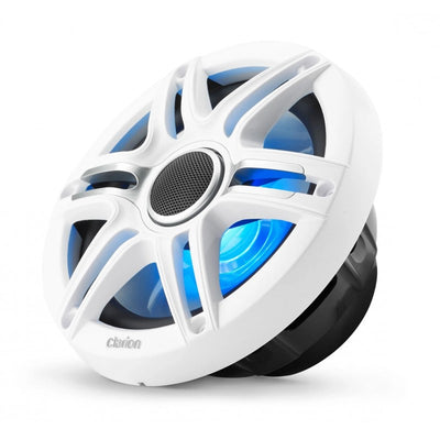 Casse Sport Bianco/Grigio Rgb 7,7,Altoparlanti marini coassiali