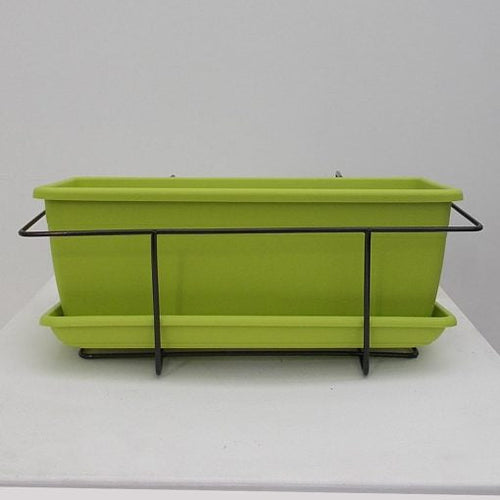 Vaso in plastica 100% riciclata Muro mare Basic con supporto incluso Made in Italy