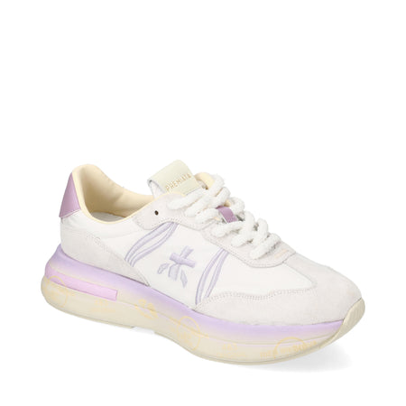 Premiata scarpa donna mod. cassie 7383 white - purple