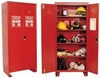 Armadio metallico a piani e ante battenti con lastra frangibile SAFE CRASH per dispositivi di protezione individuale cm. 70x42x160h