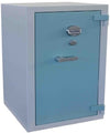 Armadio blindato di sicurezza monoblocco grado II - EN 1143-1 spessore 30/10 cm. 80x60x55h