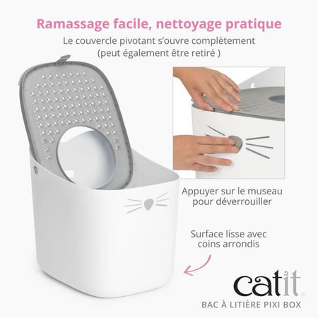 Lettiera per gatti - CATIT - Pixi Box - Ingresso dall'alto