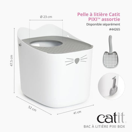 Lettiera per gatti - CATIT - Pixi Box - Ingresso dall'alto