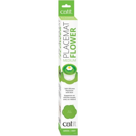 CAT IT Centrino a forma di fiore - Medio - Verde - Per gattini