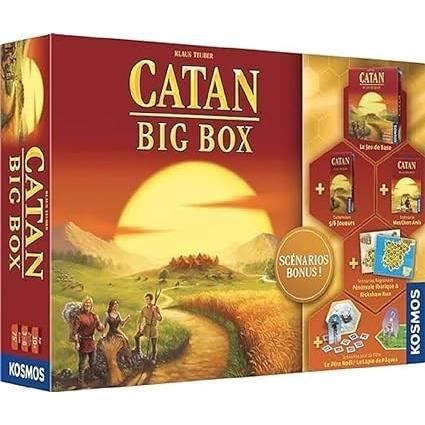Cosmo  Catan: Grande scatola  Apri la scatola ora  Gioco da tavolo  da 10 anni  Da 3 a 4 giocatori  75 minuti