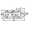 Catenaccio Inox Mm.110