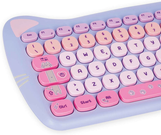 Legami - Set Tastiera E Mouse Wireless - Meow - Kitty | Legami