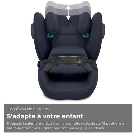 Seggiolino auto - CYBEX - Pallas B3 i-Size Blue Moon - Gruppo 1/2/3 - Reclinabile - Blu navy