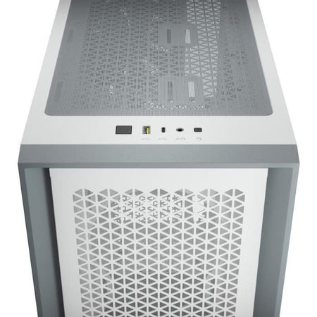 CORSAIR 4000D Airflow PC Case - Mid Tower - Vetro temperato - Bianco (CC9011201WW)