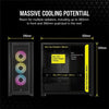 Caja para PC - CORSAIR - FRAME 5000D RS ARGB Airflow - Semitorre - Negra - CC-9011309-WW