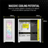 Caja para PC - CORSAIR - FRAME 5000D RS ARGB Airflow - Semitorre - Blanco - CC-9011310-WW
