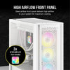 Caja para PC - CORSAIR - FRAME 5000D RS ARGB Airflow - Semitorre - Blanco - CC-9011310-WW
