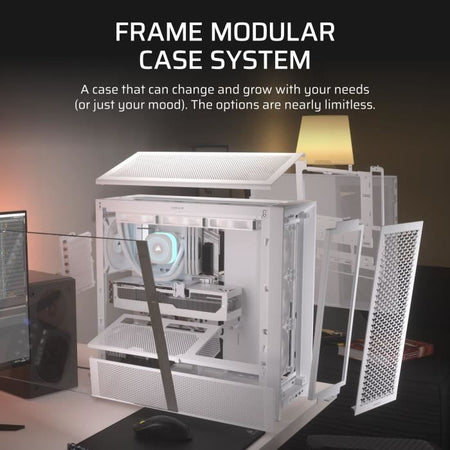 Case per PC - CORSAIR - FRAME 4000D RS - Mid-Tower - Bianco - CC-9011313-WW