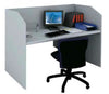Reception call center postazione singola in melaminico verniciato cm. 90x80x119h