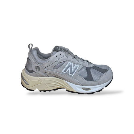 Sneakers uomo New Balance 878 grigie bianche laccio
