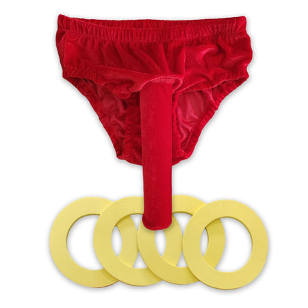 Slip Gioco degli Anelli per la sposa festa di addio al nubilato gadget per adulti 18+