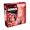 Perizoma uomo Candy bonbon con caramelline colorate commestibili per lo sposo alla festa di addio al celibato nubilato hot sexy gadget per adulti 18+
