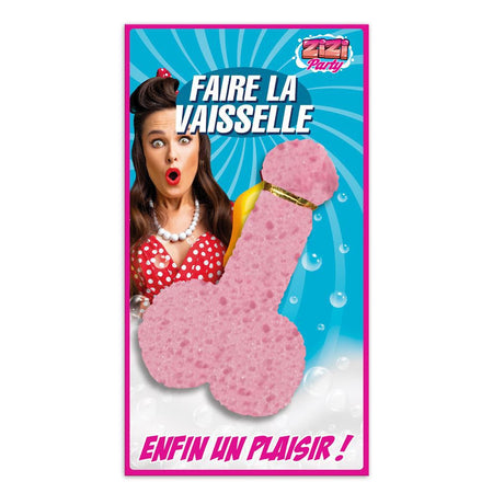 Spugna con lato abrasivo per i piatti alla festa hot di addio al nubilato celibato sexy gadget per adulti 18+