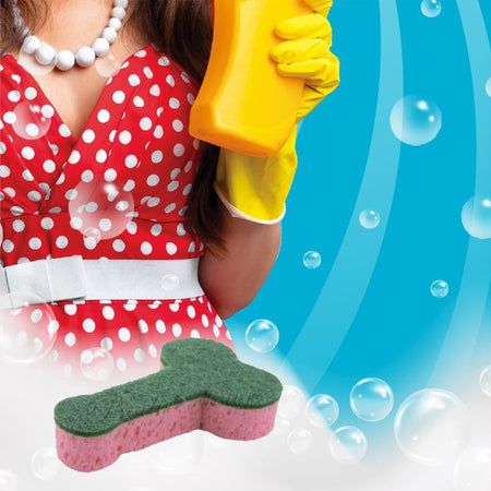 Spugna con lato abrasivo per i piatti alla festa hot di addio al nubilato celibato sexy gadget per adulti 18+