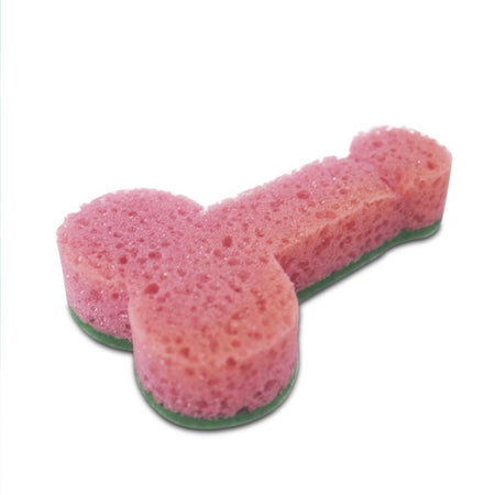 Spugna con lato abrasivo per i piatti alla festa hot di addio al nubilato celibato sexy gadget per adulti 18+