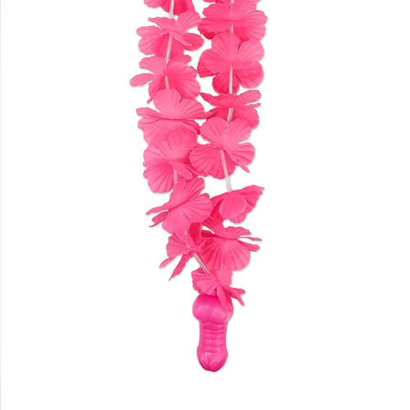 Collana hawaiana con fiori rosa e pisello per la sposa hot la festa di addio al nubilato sexy party gadget per adulti 18+