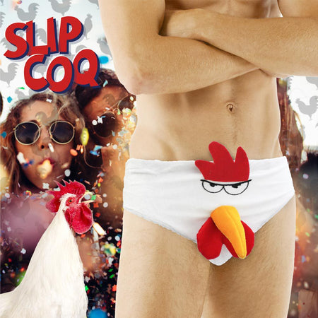 Slip gallo arrabbiato da travestimento simpatico per la festa hot di addio al nubilato celibato sexy gadget per adulti 18+