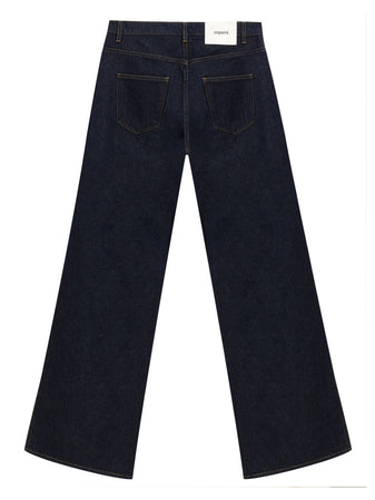 COPERNI Jeans a Vita Alta con Gamba Larga Coperni da donna