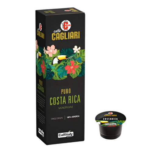 Caffè Costa Rica, 10 Capsule Monorigine Cagliari Originali per Caffitaly System