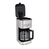 CONTINENTAL EDISON Caffettiera con filtro programmabile - CECF12TIX - 1,25 L - Acciaio inossidabile