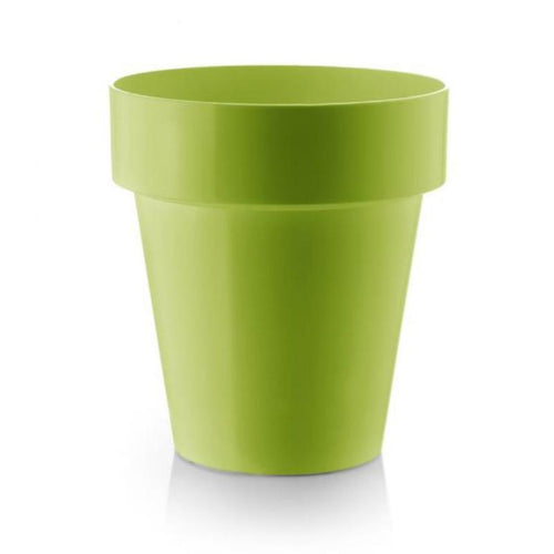 Vaso tondo Porto Colour in plastica colorati da esterno e giardino per fiori e piante