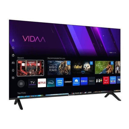 TV LED QLED - CONTINENTAL EDISON - 50 (127 cm) - 3xHDMI - 2xUSB - Nero - CELED50SVQLD25B6