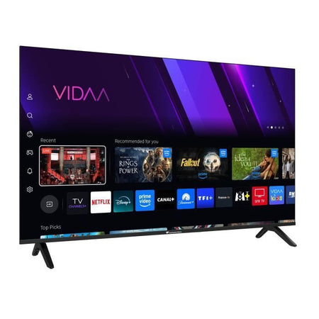 TV LED QLED - CONTINENTAL EDISON - 50 (127 cm) - 3xHDMI - 2xUSB - Nero - CELED50SVQLD25B6