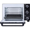 CONTINENTAL EDISON CEMF22B - Miniforno elettrico 22L nero - 1300W - Girarrosto, Convezione naturale