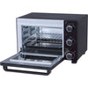 CONTINENTAL EDISON CEMF22B - Miniforno elettrico 22L nero - 1300W - Girarrosto, Convezione naturale