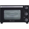 CONTINENTAL EDISON CEMF28B2 - Miniforno elettrico 28L nero - 1500W - Girarrosto, Convezione naturale