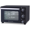 CONTINENTAL EDISON CEMF35B4 - Miniforno elettrico 35L nero - 1500W - Girarrosto, Convezione naturale