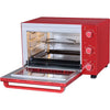 CONTINENTAL EDISON CEMF35R - Miniforno elettrico 35L rosso - 1500W - Girarrosto, Convezione naturale