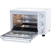 CONTINENTAL EDISON CEMF35W - Miniforno elettrico 35L bianco - 1500W - Girarrosto, Convezione naturale