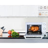 CONTINENTAL EDISON CEMF35W - Miniforno elettrico 35L bianco - 1500W - Girarrosto, Convezione naturale