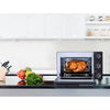 CONTINENTAL EDISON CEMF46B3 - Miniforno elettrico 46L nero - 1800W - Girarrosto, Convezione naturale